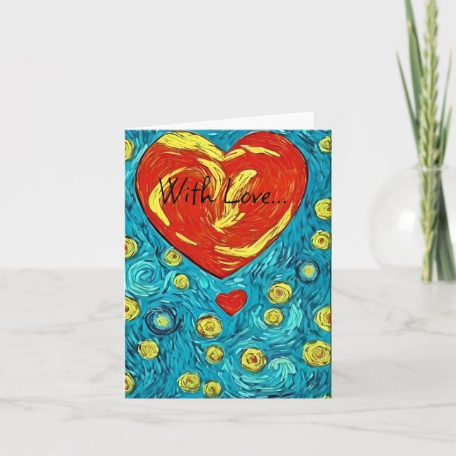 With Love... Holiday Card (Front)