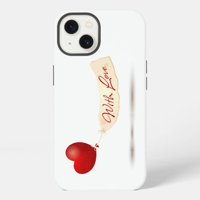 With Love Iphone Case (Back)