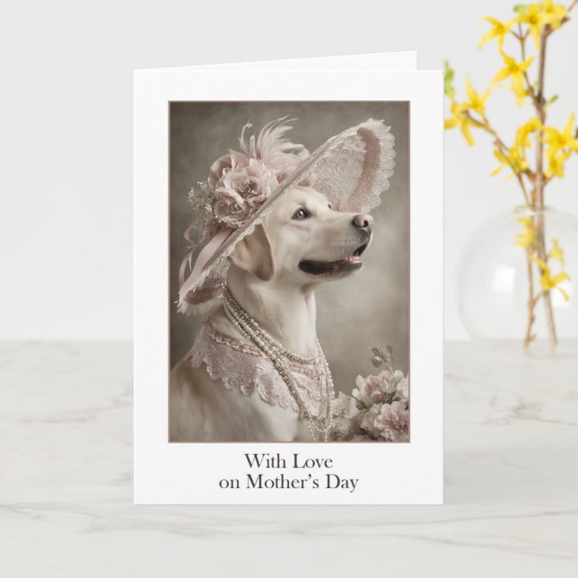 With Love, on Mother’s Day Card (Yellow Flower)