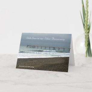 With Love on our Silver Anniversary Card