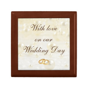 With love on our Wedding Day Jewelry Box
