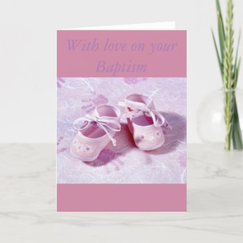 With Love On Your Baptism Greeting Card by patrickhoenderkamp at Zazzle