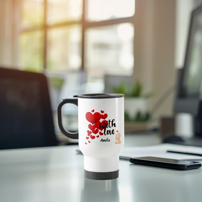 With Love Personalized Travel Mug (Creator Uploaded)