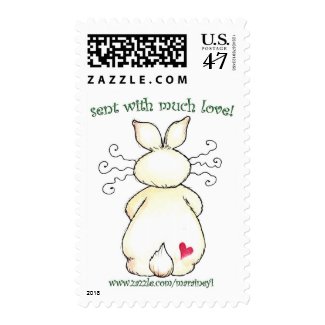 With Love - Postage Stamp