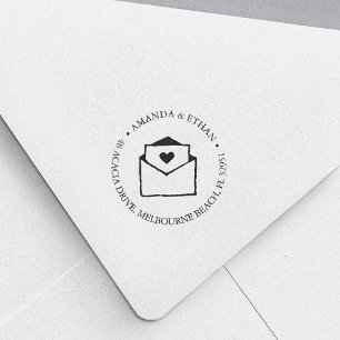 With Love Return Address Self-inking Stamp