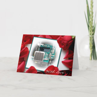 With Love...Stacks Truck Greeting Card