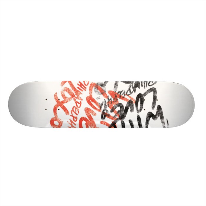 'With Love' stamp Skateboard