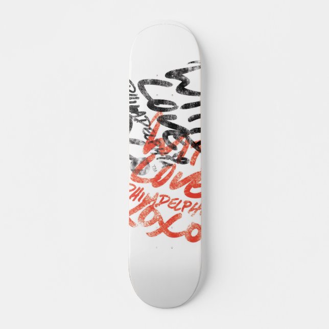 'With Love' stamp Skateboard Deck (Front)