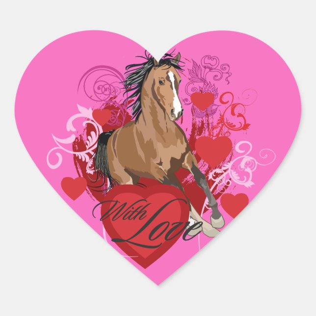 With Love Sticker (Front)