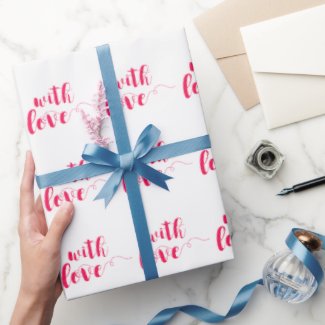 With love - wrapping paper
