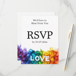 🌈 With menu LGBTQ Painted With Love wedding 