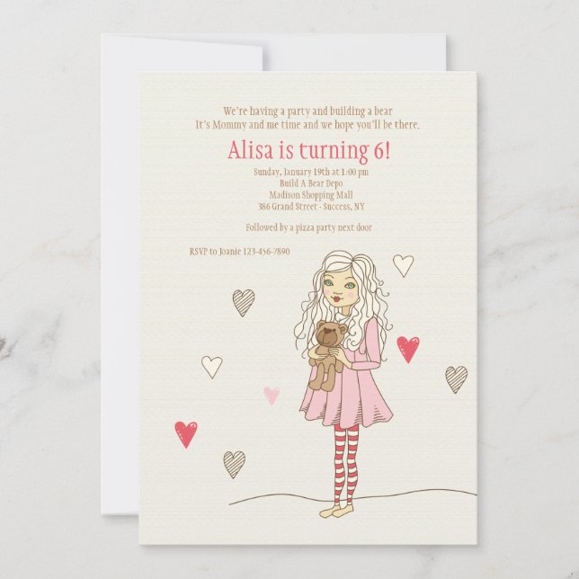 With My Best Friend Invitation (Front)