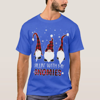 With My Gnomies Funny Gnome Christmas Matching Fam T-Shirt