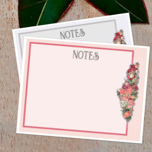 With My Love Palestine Floral Map PINK Notepad