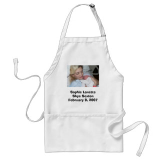 With my new best friend, Sophie Lanette Skye Se... Adult Apron