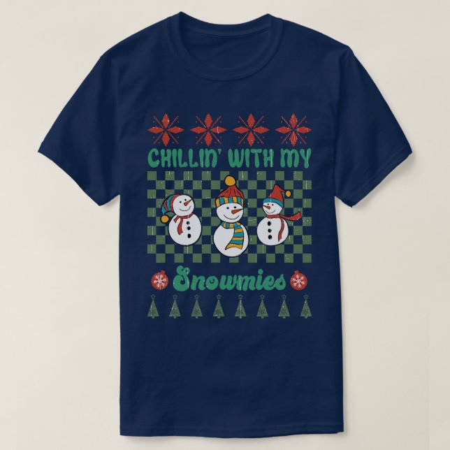 With My Snowmies T-Shirt (Design Front)