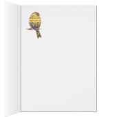 With my song I praise Him Bible Scripture Bird (Inside (Right))