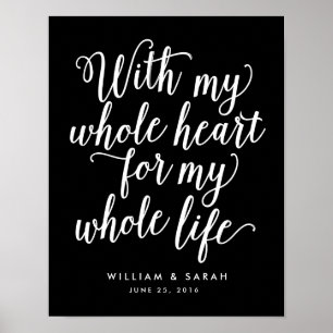 With My Whole Heart For My Whole Life Poster