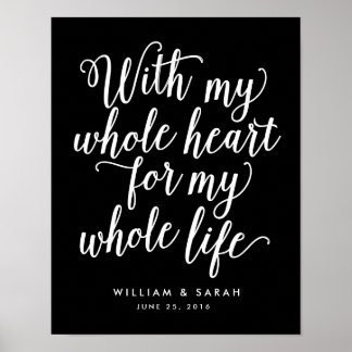 With My Whole Heart For My Whole Life Poster