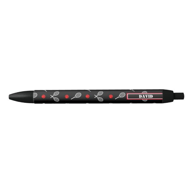 With name 🎾black and white tennis🎾 pen (Front)