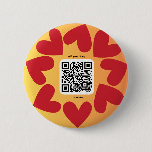 With personalized song by QR code Button