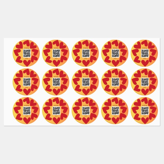 With personalized song by QR code Kids' Labels (Sheet)