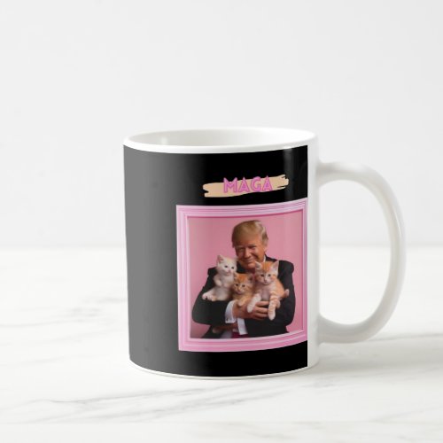 With Pink Color And Cute Kittens And Cats  Coffee Mug