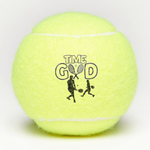 with players and tennis rackets balls