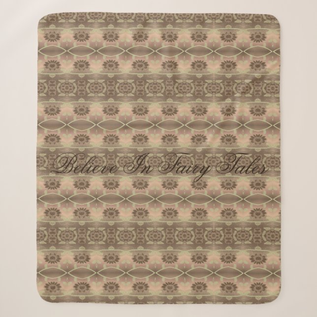 With Script Typography Sherpa Blanket (Front)