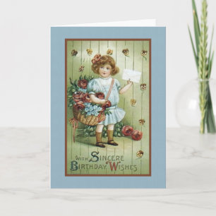 With Sincere Birthday Wishes Card