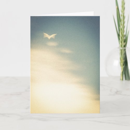 With sincere condolences greeting card