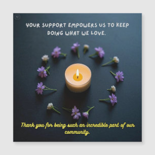 With Sincere Thanks
