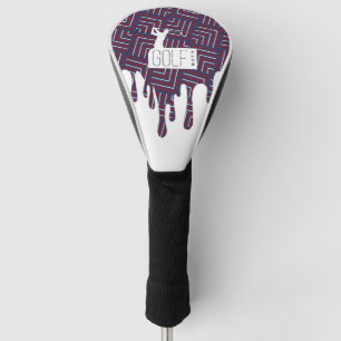 with spilled golf player head cover