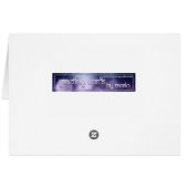 With Sympathy Card - Pink Iris d1 (Back Horizontal)