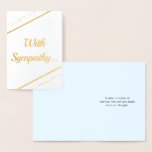 [ Thumbnail: "With Sympathy…" Condolences Card ]