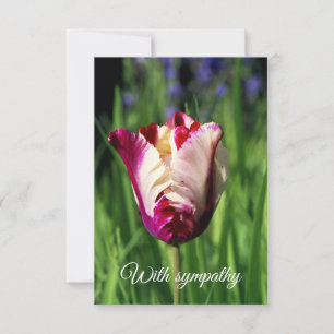 With Sympathy Flat Card