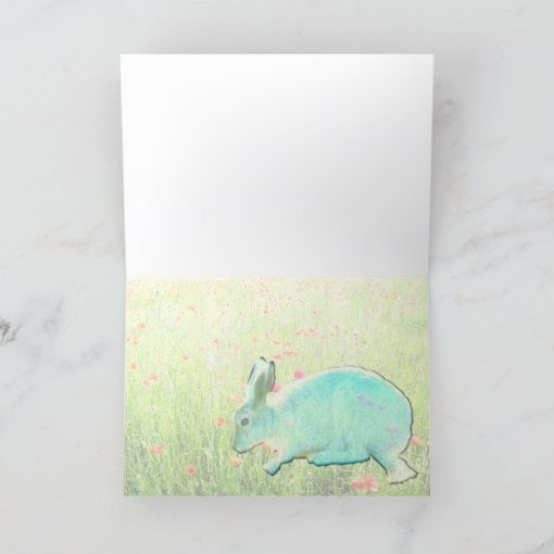 With Sympathy (loss of a rabbit) Card Zazzle
