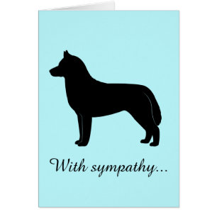With Sympathy: Loss of a Siberian Husky Cards