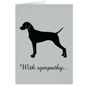 With Sympathy: Loss of a Vizsla Cards