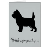 With Sympathy: Loss of Your Cairn Terrier (Front)