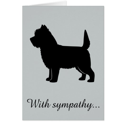 With Sympathy: Loss of Your Cairn Terrier (Front)