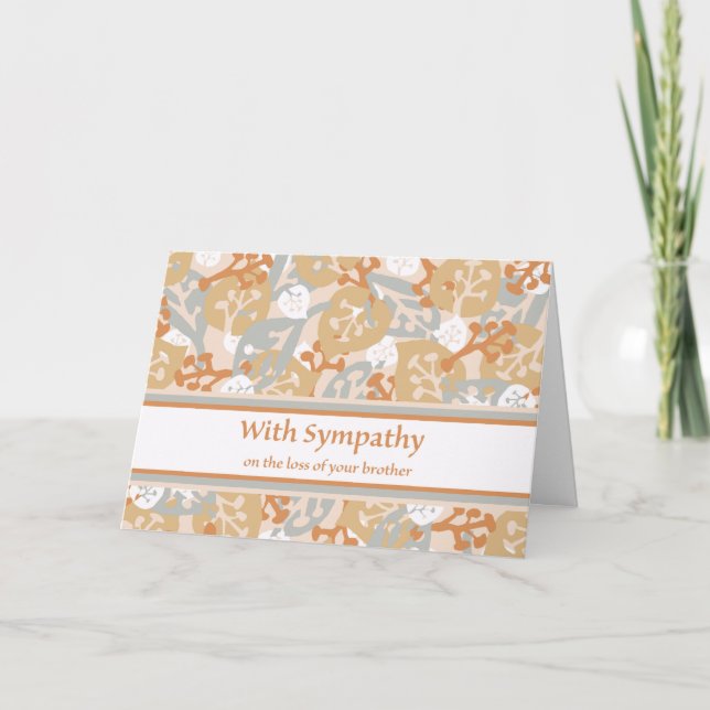 With Sympathy on the Loss of Your Brother, Nature Card (Front)
