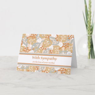 With Sympathy on the Loss of Your Mother, Nature Card