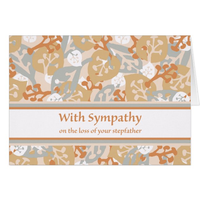 With Sympathy on the Loss of Your Stepfather (Front Horizontal)