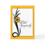 With Sympathy, understated, simple, stylish Card With Sympathy, understated, simple, stylish Card