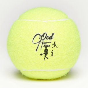 with tennis players balls