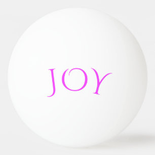 With Text Joy Ping Pong Ball - Customizable
