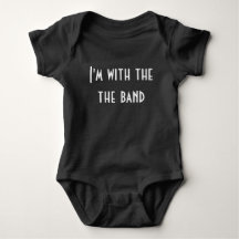 with the band humor funny GIFT baby grow 