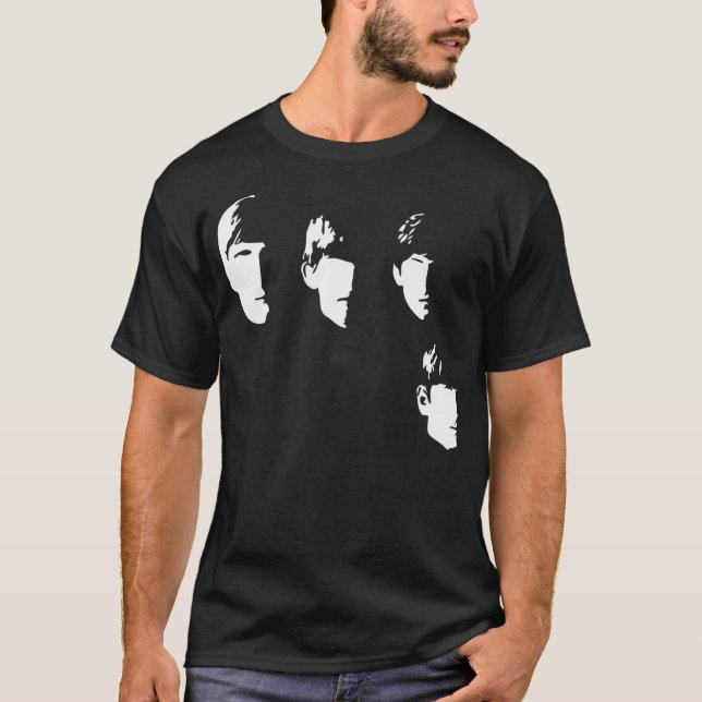 With The Beetles - Minimalist Album Cover T-Shirt (Front)