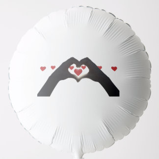 "With the heart in hand" Balloon